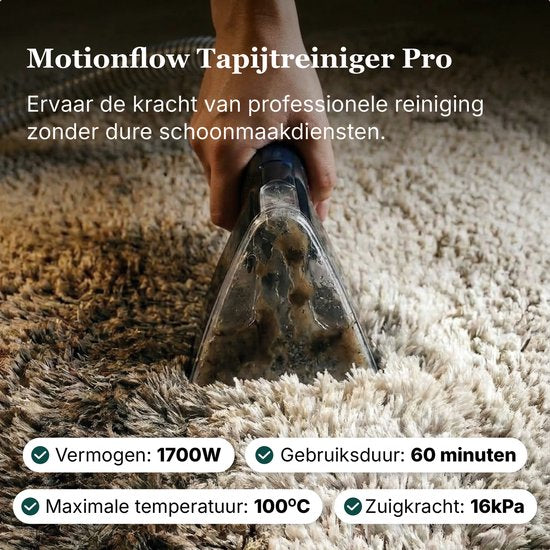 Motionflow Tapijtreiniger PRO