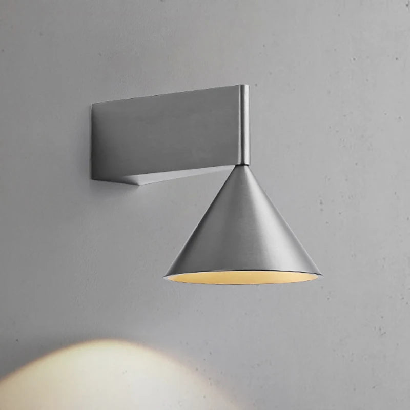Minimalist Geometric Aluminum Wall Lamp, Up and Down LED Sconce