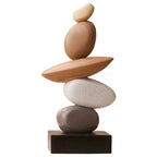 Modern Resin Abstract Sculpture, Nordic Desktop Home Decor Ornament